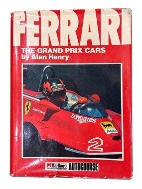 Book about Ferrari race car